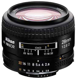Объектив Nikon AF 28 мм f/2.8D