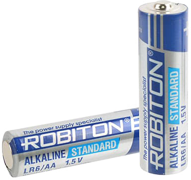 Комплект элементов питания AA ROBITON STANDARD (4 шт. в упаковке)