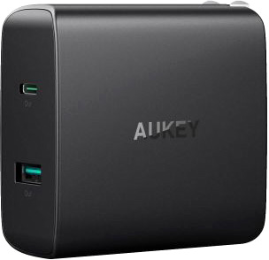 Зарядное устройство Aukey Wall Charger USB-C 46W PD/USB 10.5 Вт [PA-Y10]