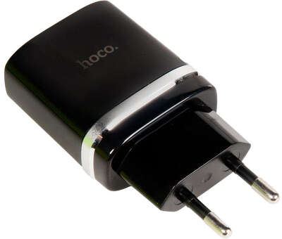 Зарядное устройство Hoco C12Q, QC3.0, 3А, чёрное