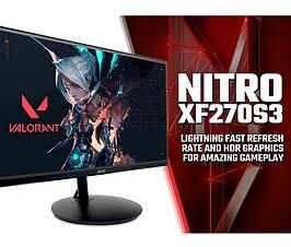 Монитор 27" Acer Nitro XF270S3biphx VA FHD HDMI, DP