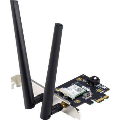 Сетевой адаптер Wi-Fi + Bluetooth Asus PCE-AX3000 AX3000 PCI Express (ант.внеш.съем) 2ант.