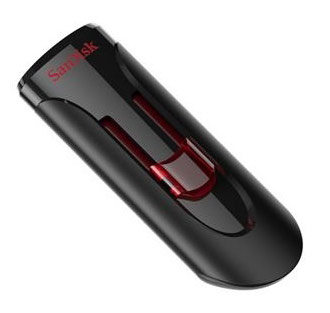 Флеш Диск Sandisk 256Gb Cruzer Glide SDCZ600-256G-G35 USB3.0 черный/красный