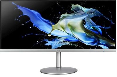 Монитор 34" Acer CB342CUsemiphuzx IPS 3440x1440 HDMI, DP, USB Type-C USB-Hub серебристый