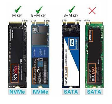 Внешний корпус SSD AgeStar 31UBVS6C NVMe/SATA USB3.0 алюминий черный M2 2280 B/M-key