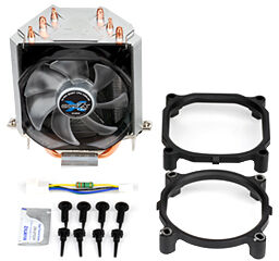 Кулер для процессора Zalman CNPS13X DS BLACK, 120 мм, 2000rpm, 29.7 дБА, 240 Вт, 4-pin PWM, Al+Cu, ARGB