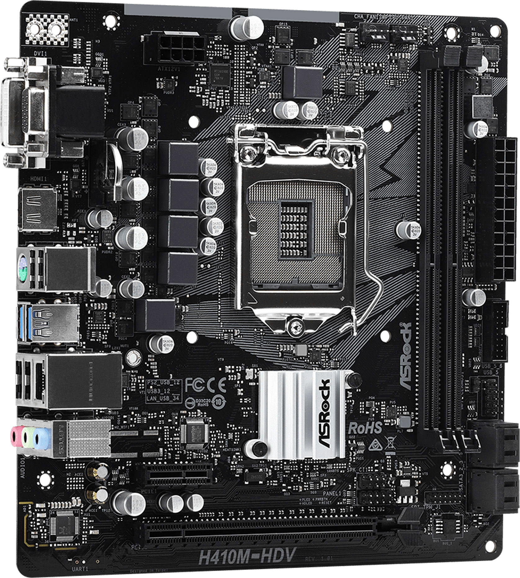 Подключение материнской платы asrock h410m