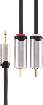 Кабель PROLINK PREMIUM CHROME Jack 3.5 (M) - 2RCA (M), 1.5м