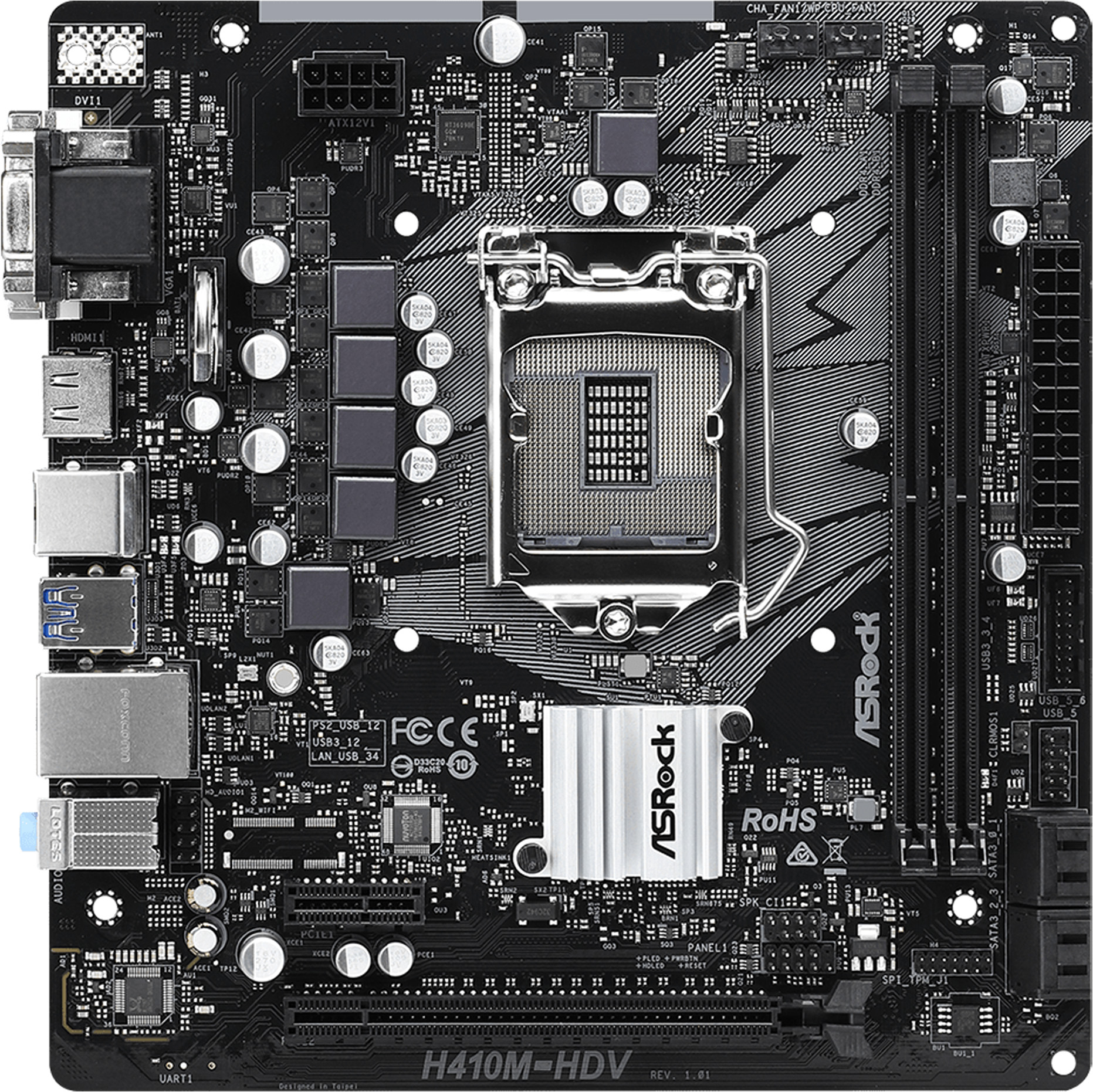 Подключение материнской платы asrock h410m