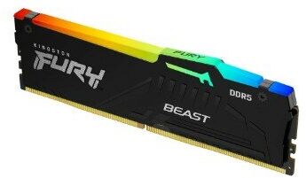 Модуль памяти DDR5 DIMM 8Gb DDR5600 Kingston FURY Beast Black EXPO RGB (KF556C36BBEA-8)