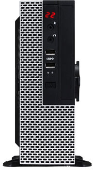 Корпус PowerCool S0002BS, черный, Mini-ITX, 200W (S0002-BS USFF)