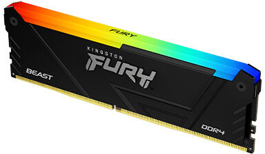 Набор памяти DDR4 DIMM 4x16Gb DDR3600 Kingston Fury Beast Black RGB (KF436C18BB2AK4/64)