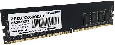 Модуль памяти DDR4 DIMM 8Gb DDR3200 Patriot Memory Signature (PSD48G32002)