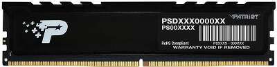 Модуль памяти DDR5 DIMM 16Gb DDR5200 Patriot Memory Signature Premium (PSP516G520081H1)