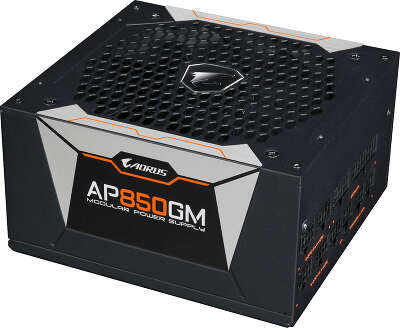 Блок питания Gigabyte ATX 850W AORUS GP-AP850GM 80+ gold (20+4pin) APFC 135mm fan 6xSATA Cab Manag RTL