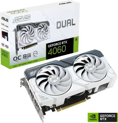 Видеокарта ASUS NVIDIA nVidia GeForce RTX 4060Ti Dual 8Gb DDR6 PCI-E HDMI, 3DP