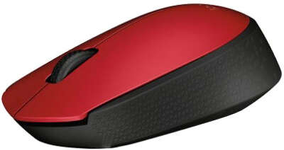 Мышь беспроводная Logitech Wireless Mouse M171 Red USB (910-004645)