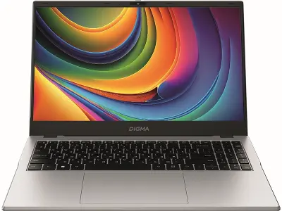 Ноутбук Digma EVE C5802 15.6" FHD IPS N100/8/256Gb SSD/W11Pro серебристый