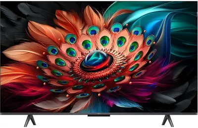 Телевизор 43" TCL 43C655, QLED, 4K UHD, DVB-T DVB-T2 DVB-C DVB-S DVB-S2 USB WiFi Smart TV