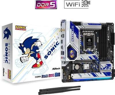 Материнская плата mATX LGA1700 ASRock B760M PG SONIC WIFI