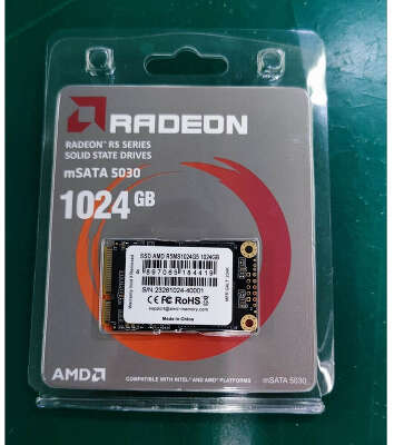 Твердотельный накопитель mSATA 1Tb [R5MS1024G5] (SSD) AMD