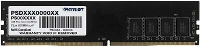 Модуль памяти DDR4 DIMM 16Gb DDR3200 Patriot Memory Signature Line (PSD416G320082)