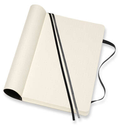 Блокнот Moleskine CLASSIC SOFT EXPENDED QP619EXP Large 130х210мм 400стр. пунктир мягкая обложка черный