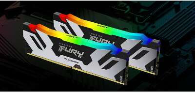 Набор памяти DDR5 DIMM 2x32Gb DDR6400 Kingston FURY Renegade RGB (KF564C32RSAK2-64)