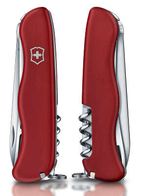 Нож перочинный Victorinox Cheese Master (0.8313.W) 111мм 8функц. красный карт.коробка