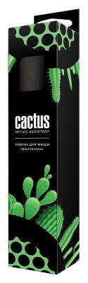 Коврик для мыши Cactus Black Mesh черный 300x250x3мм (CS-MP-D02M)