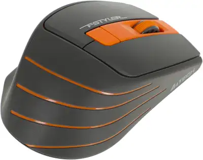 Мышь A4Tech Fstyler FG30S серый/оранжевый оптическая 2000dpi silent беспров. USB 6but (FG30S ORANGE)