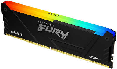 Модуль памяти DDR4 DIMM 8Gb DDR3600 Kingston Fury Beast Black RGB (KF436C17BB2A/8)