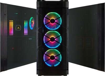 Корпус Corsair Obsidian Series 500D RGB SE, черный, ATX, Без БП (CC-9011139-WW)