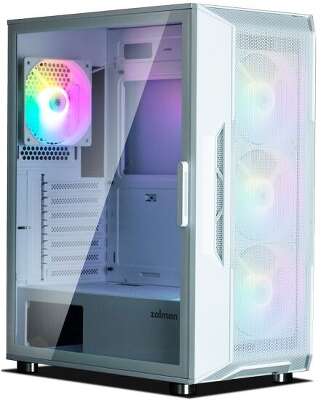 Корпус Zalman I3 NEO WHITE, белый, ATX, без БП (I3 NEO WHITE)