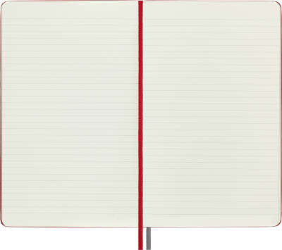 Блокнот Moleskine CLASSIC EXPENDED QP060EXPF2 Large 130х210мм 400стр. линейка твердая обложка красный