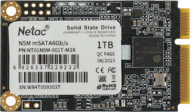 Твердотельный накопитель mSATA 1Tb [NT01N5M-001T-M3X] (SSD) Netac N5M