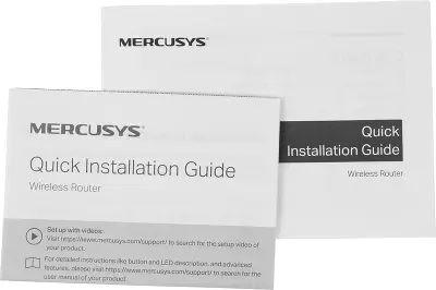 Wi-Fi роутер Mercusys MR80X, 802.11a/b/g/n/ac/ad/ax, 2.4 / 5 ГГц