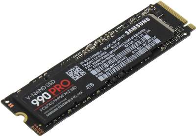 Твердотельный накопитель M.2 NVMe 4Tb Samsung 990 Pro [MZ-V9P4T0BW] (SSD)