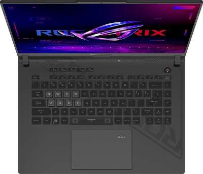 Ноутбук ASUS ROG Strix G16 G614JI-N4257W 16" WQXGA IPS i7-13650HX/16/1Tb SSD/RTX 4070 8G/W11 серый/зеленый