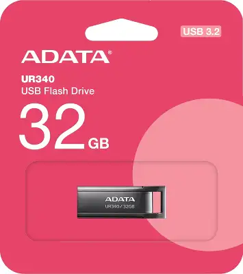 Флеш Диск A-Data 32Gb UR340 AROY-UR340-32GBK USB3.2 черный