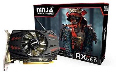 Видеокарта Sinotex AMD Radeon RX 550 Ninja 4Gb DDR5 PCI-E DVI, HDMI, DP