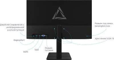 Монитор 24" Delta Computers Сова ОМ.238I IPS FHD D-Sub, HDMI, DP