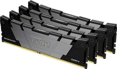 Набор памяти DDR4 DIMM 4x32Gb DDR3200 Kingston FURY Renegade Black (KF432C16RB2K4/128)