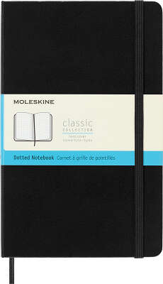 Блокнот Moleskine CLASSIC QP066 Large 130х210мм 240стр. пунктир твердая обложка черный