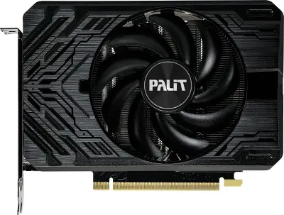 Видеокарта Palit PCI-E 4.0 RTX4060TI STORMX NVIDIA GeForce RTX 4060TI 8Gb 128bit GDDR6 2310/18000 HDMIx1 DPx3 HDCP Ret