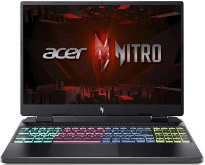 Ноутбук Acer Nitro 16 AN16-41-R3KB 16" WQXGA IPS R7 7735H/16/1Tb SSD/RTX 4060 8G/W11 черный