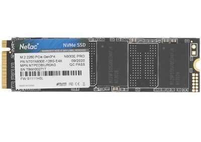 Твердотельный накопитель NVMe 128Gb [NT01N930E-128G-E4X] (SSD) Netac N930E Pro