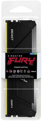 Модуль памяти DDR4 DIMM 8Gb DDR3600 Kingston Fury Beast Black RGB (KF436C17BB2A/8)