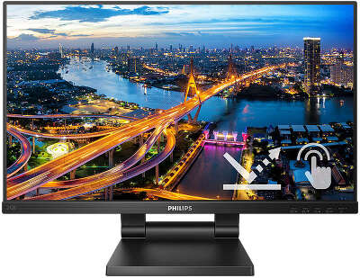 Монитор 24" Philips 242B1TC/00 IPS FHD Touch D-Sub, HDMI, DP, USB-Hub