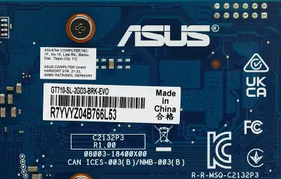 Видеокарта Asus PCI-E GT710-SL-2GD3-BRK-EVO NVIDIA GeForce GT 710 2Gb 64bit DDR3 954/900 DVIx1 HDMIx1 CRTx1 HDCP Ret low profile